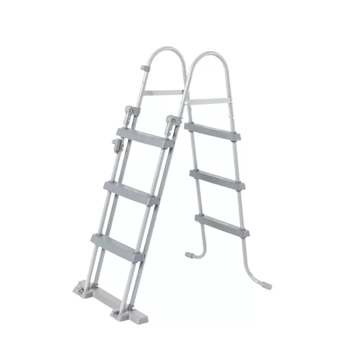 Bestway 56714 BW Каркасный бассейн Power Steel 427х250х100см, "Камень", 7250л, фил.-нас. 2006л/ч, лестн, тент, попл-доз