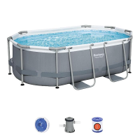 Bestway 5614A BW Каркасный бассейн Power Steel 305х200х84см, 3668л, фил.-насос 1249л/ч, попл.-дозатор