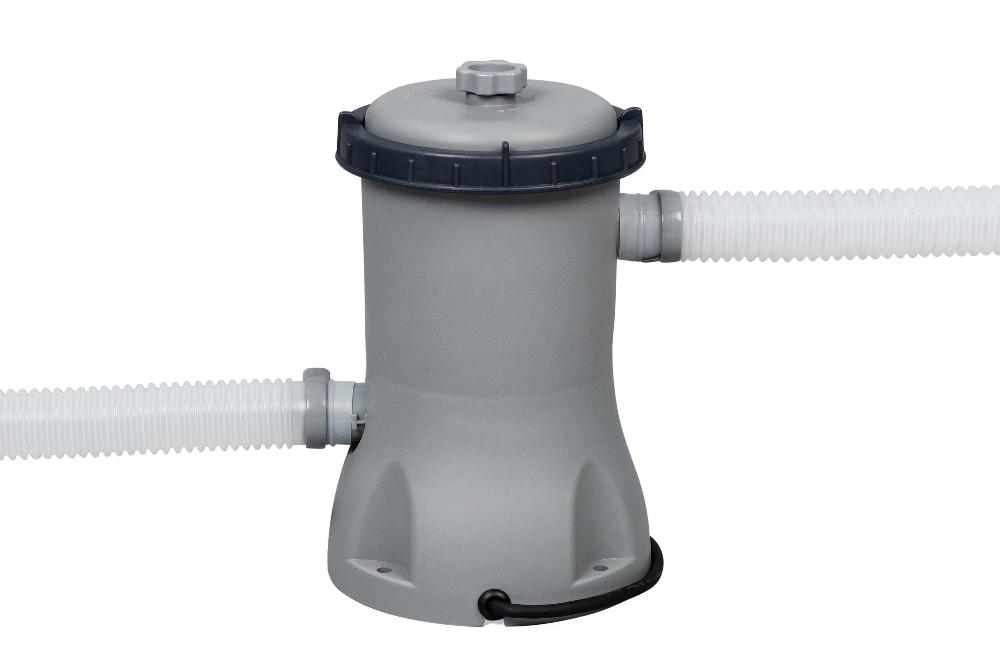 Bestway 5614V BW Каркасный бассейн Power Steel 396x107см 11133л, фил.-насос 2006л/ч, лестн., тент, попл.-доз., навес