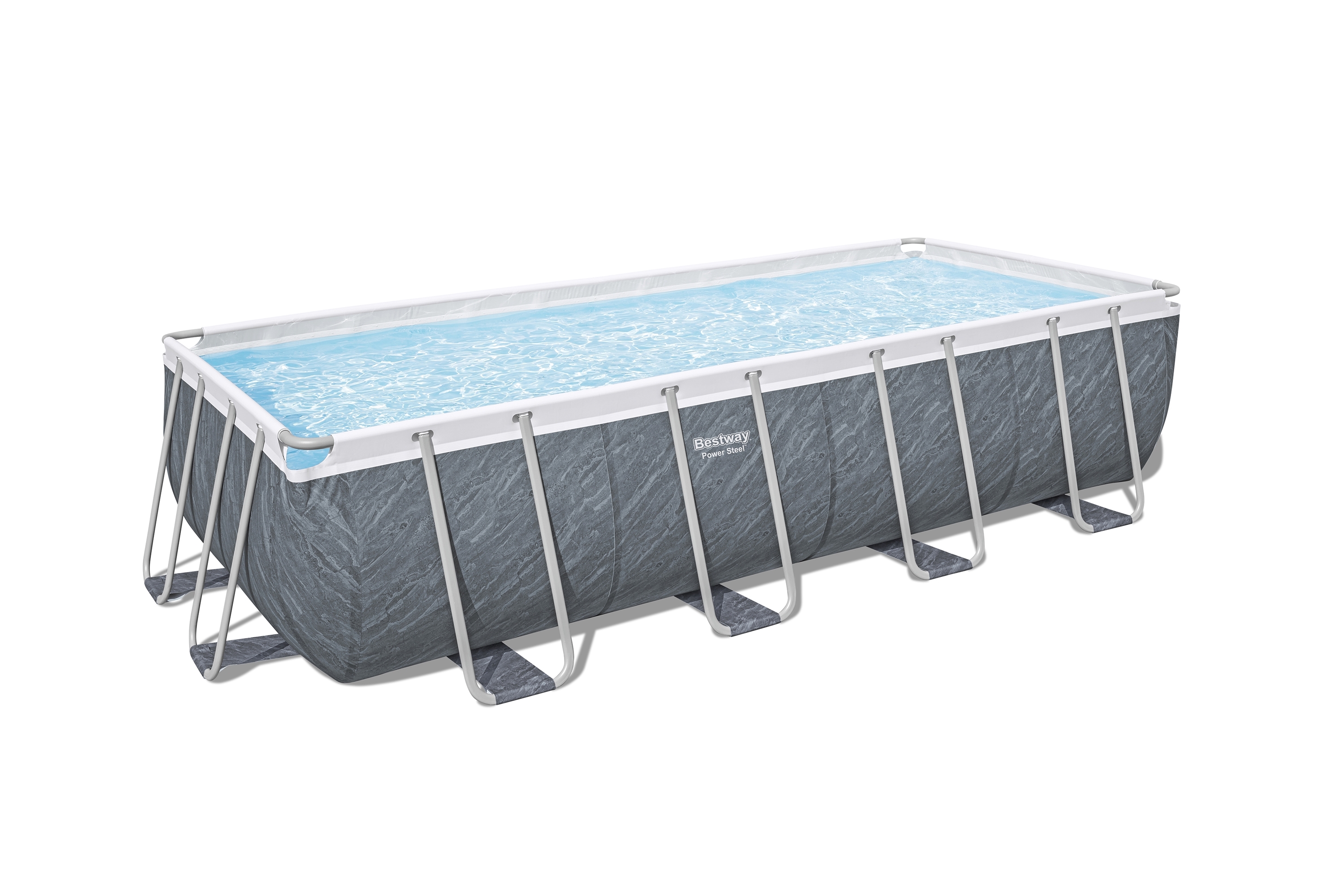 Bestway 56998 BW Каркасный бассейн Power Steel 549х274х122см, 14812л, фил.-насос 5678л/ч, лестница, тент, попл.-доз.
