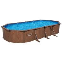 Bestway 561CW BW Каркасный бассейн 732х366х130см, композит, 27090л, песч.фил.-нас. 5678л\ч, лестн, тент, подст, дисп