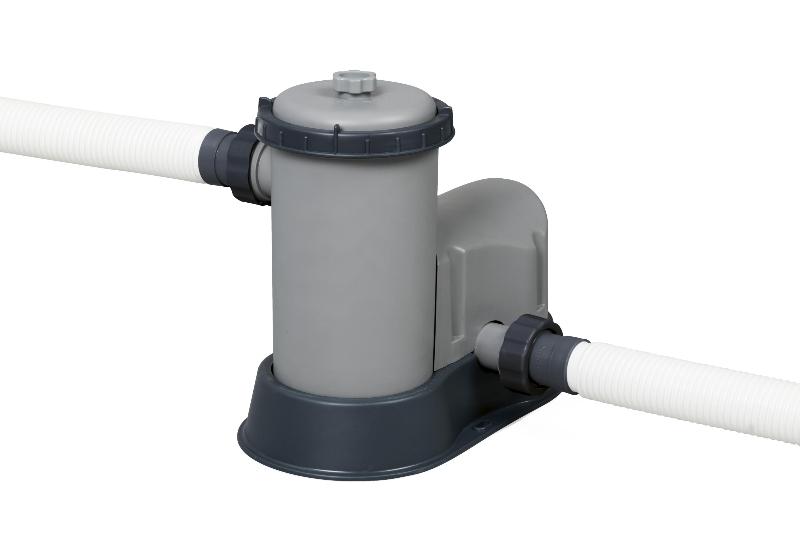 Bestway 56710 BW Каркасный бассейн Power Steel 549х274х122см, 13430л, фил.-насос 5678л/ч, лестница, тент, попл.-доз.