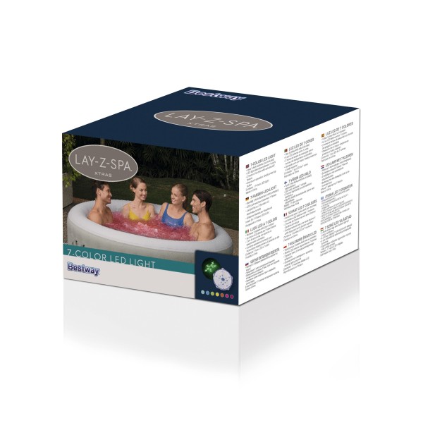 Bestway 60303 BW Подсветка для СПА-бассейнов, мультиколор, на батарейках