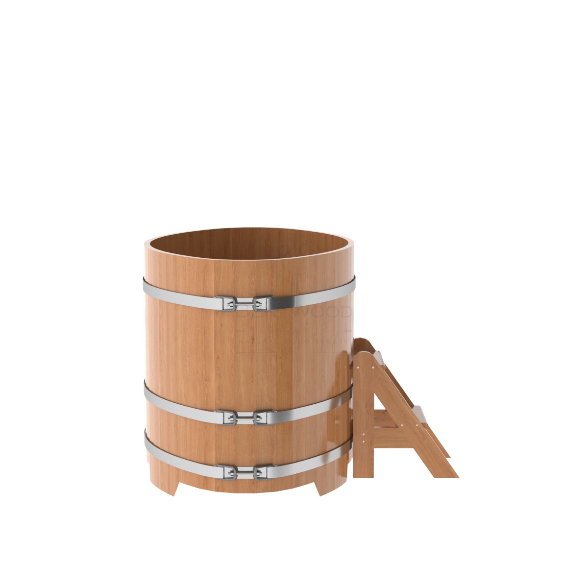 Купель овальная из дуба 0,95х1,60