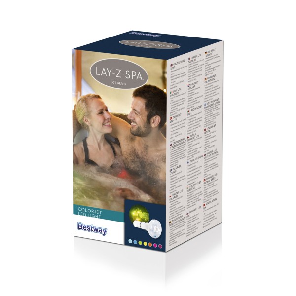 Bestway 60302 BW Подсветка для гидромассажных СПА-бассейнов, мультиколор, гидроэлектрическая