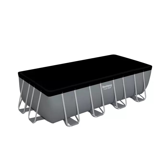 Bestway 56670 BW Каркасный бассейн Power Steel 488х244х122см, 11532л, фил.-насос 3028л/ч, лестница, тент, попл.-доз.