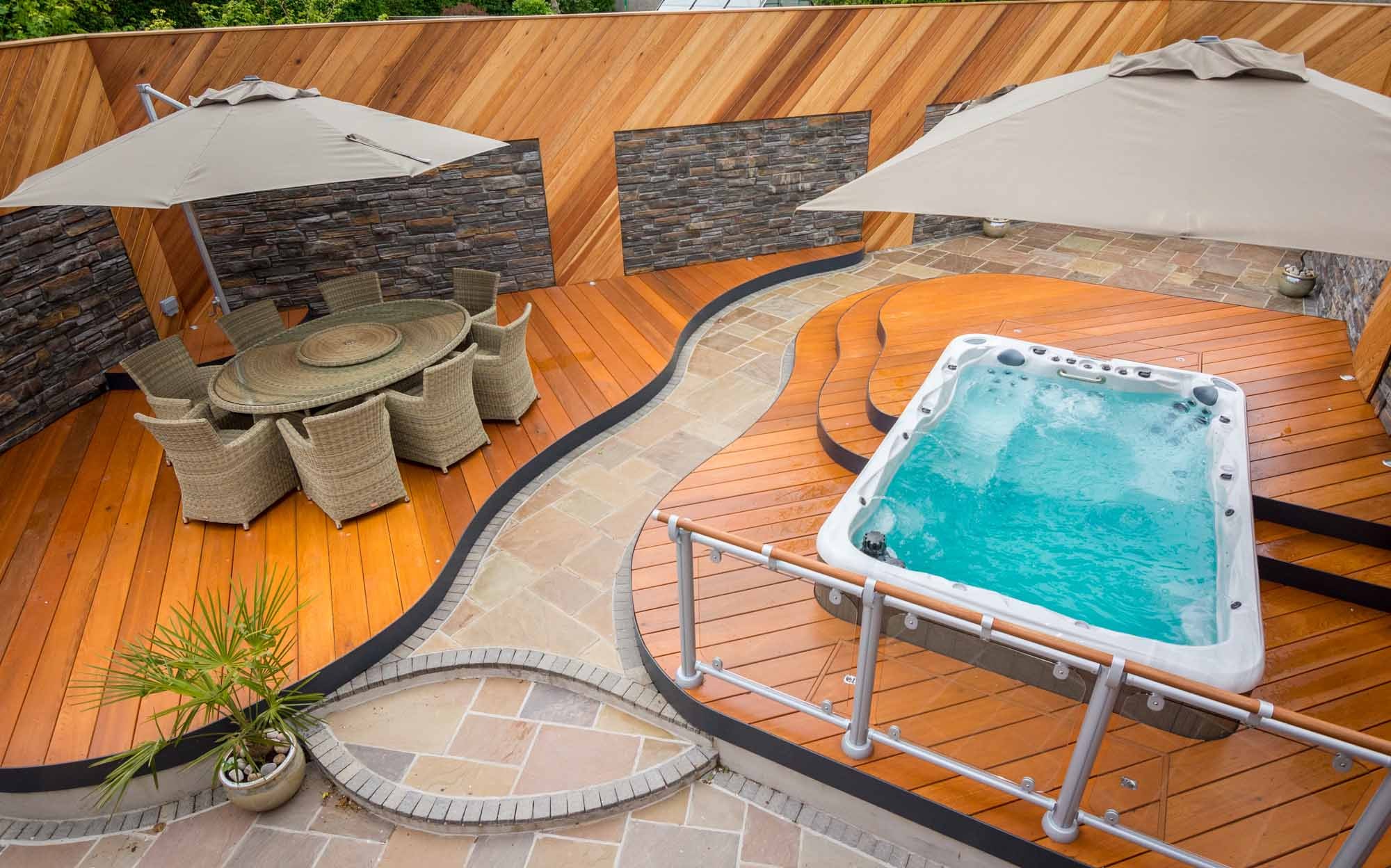 Бассейн СПА с противотоками Premium Leisure Aquatika 11