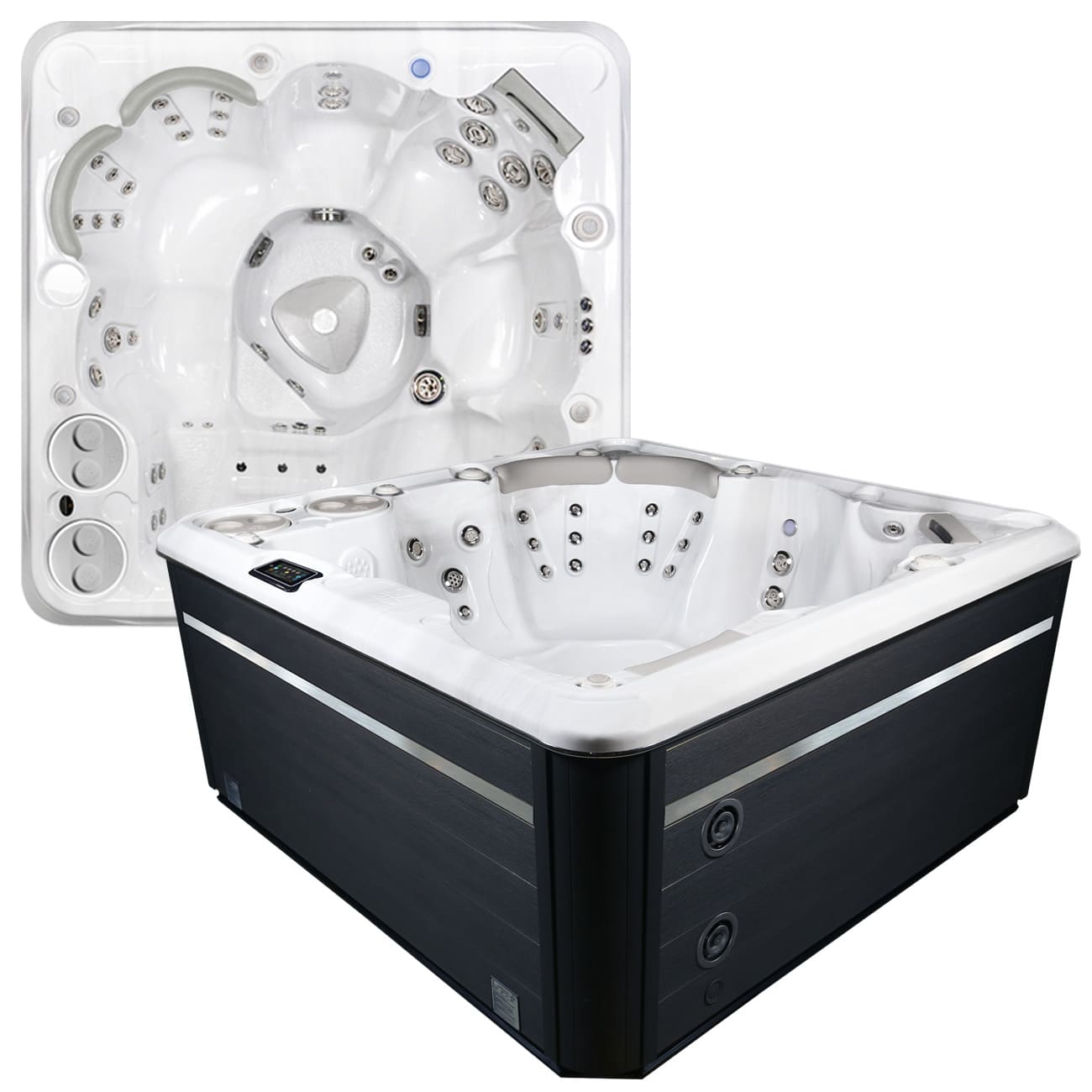 Гидромассажный спа бассейн Hydropool Self Cleaning 670 Platinum