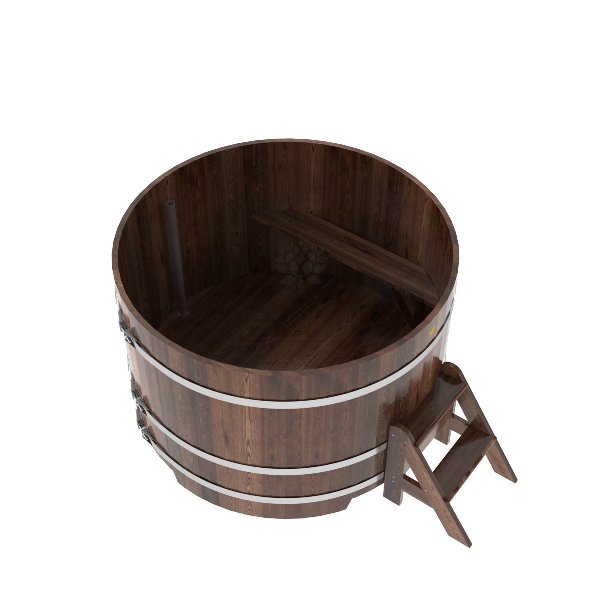 Купель круглая из лиственницы d=1,50
