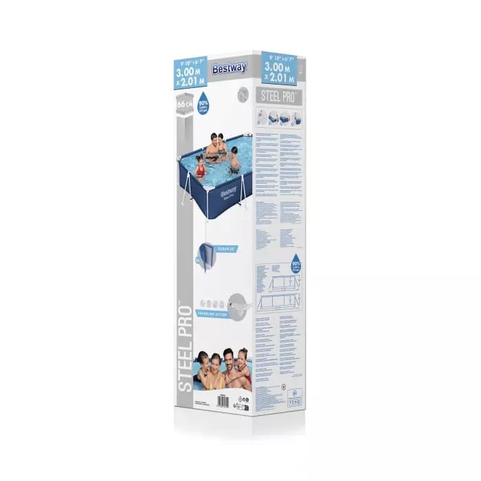 Bestway 56404 BW Каркасный бассейн Steel Pro 300х201х66см, 3300л