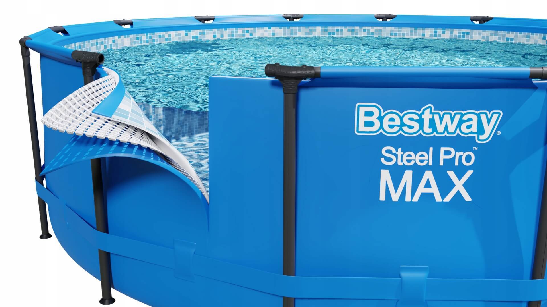 Bestway 15327 BW Каркасный бассейн 305х100см, 6148л